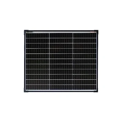 Afbeelding van enjoy solar Monokristallijn zonnepaneel, 50 W, 12 V, 182 mm zonnepanelen, 10 busstangen. Ideaal zonnepaneel voor camper, balkon, tuinhuis, boot enz