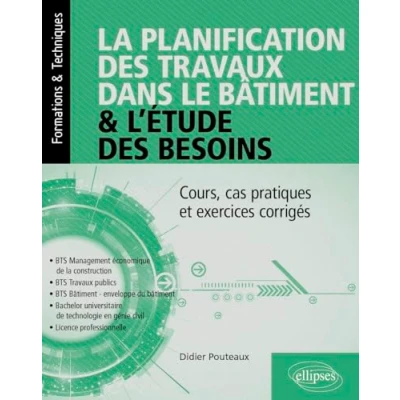Afbeelding van LA PLANIFICATION DES TRAVAUX DANS LE BATIMENT ET L&#039;ETUDE