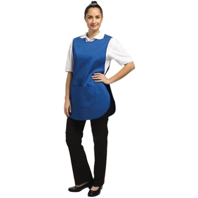 Afbeelding van Whites Overgooierschort Met Zak Royal Blue Chefs Clothing B043 Horeca &amp; Professioneel