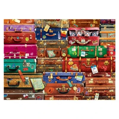 Image de Puzzle Eurographics Valises de voyage, 1000 pièces