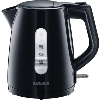 Afbeelding van Severin WK 3410 waterkoker 1 l Zwart 2200 W