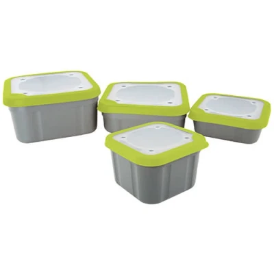 Afbeelding van Matrix Solid Top Bait Box Grey Lime (zonder gaatjes) Maat : Compact 2.2 pint