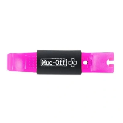 Image de Muc Off Rim Stix Paire de Leviers Démonte Pneu Vélo Pneus Réparation Crevaison Facile Plastique Ergonomique pour Utilisation sans Abîmer et Jantes Rose