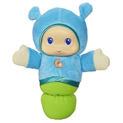 Afbeelding van Playskool, Petite Luxi blauw pluche dier met zachte melodieën voor baby&#039;s