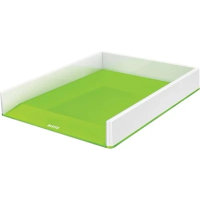 Afbeelding van Brievenbak Leitz WOW A4 wit/groen