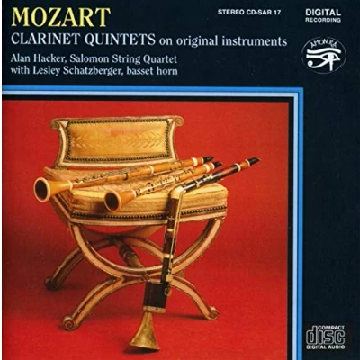 Afbeelding van Hacker, Schatzberger, Salomon Strin Mozart: Clarinet 5Tet In A, Movt K5 (CD)