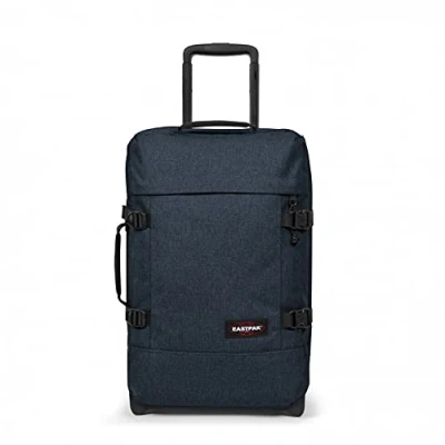Image de Sac de voyage Eastpak Tranverz Triple Denim Taille S 42 L Bleu marine