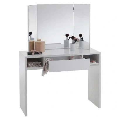 Afbeelding van Kaptafel / Make uptafel Schminki 100 cm breed met spiegel