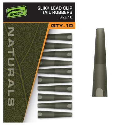 Afbeelding van Fox Naturals Slik Lead Clip Tail Rubbers (Maat 10) (10 Stuks)