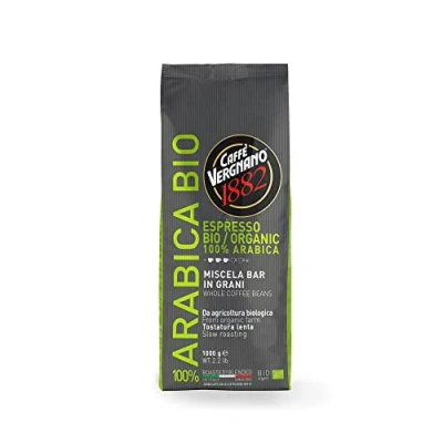 Image de Caffè Vergnano 1882 Café en grains 100% Arabica Bio 1 paquet de Kg