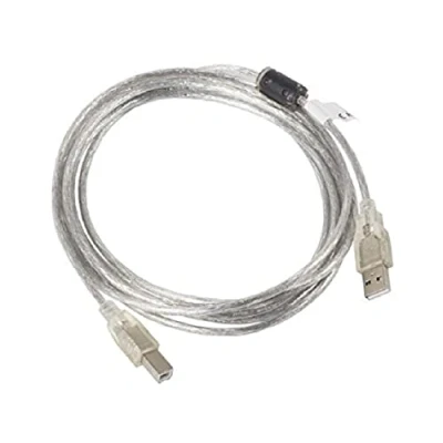 Afbeelding van Lanberg CA USBA 12CC 0030 TR USB kabel 3 m 2.0 B Transparant (3 m, 2.0),
