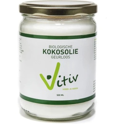 Afbeelding van Vitiv Kokosolie geurloos 500 ml
