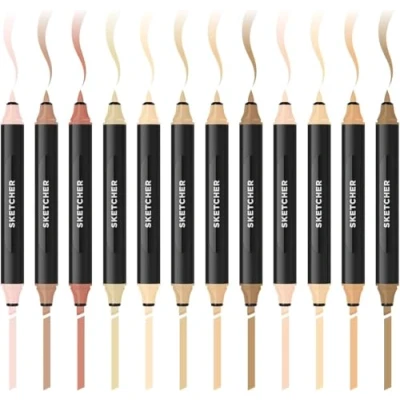 Afbeelding van Molotow Sketcher Main Kits Character Kit 12 colors schets en schrijf set van stuks