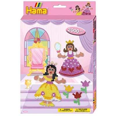 Afbeelding van Hama Strijkkralen Prinsessen 2000 Stuks Multicolor