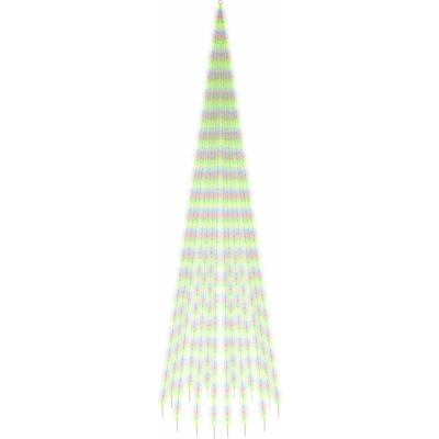 Afbeelding van Vlaggenmast kerstboom 1134 LED&#039;s meerkleurig 800 cm