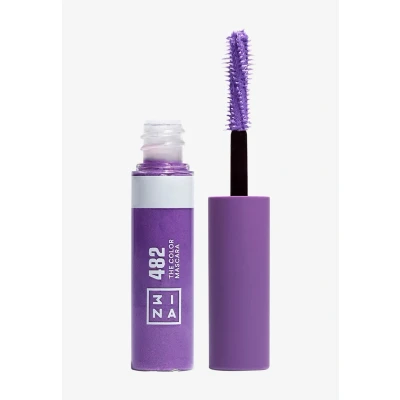 Afbeelding van 3ina THE Color Mascara (MINI) Mascara, Dames, Maat: 5.5 ml, 482 purple