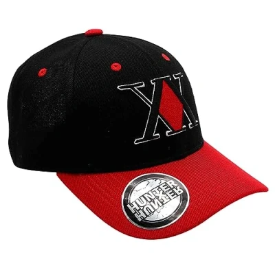 Afbeelding van ABYstyle Hunter X Cap Zwart &amp; rood embleem, en rood, eenheidsmaat,