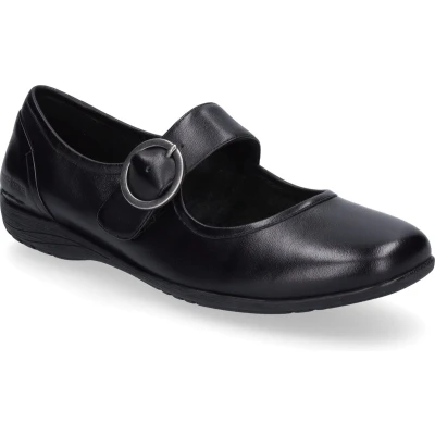 Afbeelding van Josef Seibel Ballerina&#039;s met enkelbandjes, Dames, Maat: 42, Schwarz Schoenen