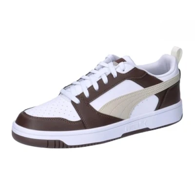 Afbeelding van Puma Rebound Sneakers laag, Maat: 42, Espresso brown alpine snow white Kunststof