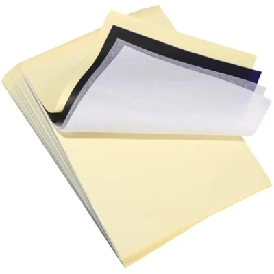 Afbeelding van 100 vellen tattoo transferpapier, A4 formaat, papier voor commercieel en persoonlijk gebruik, geschikt decoratie
