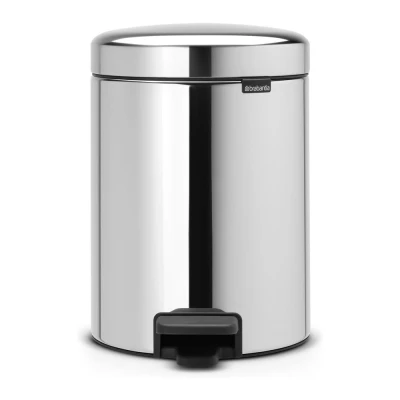 Afbeelding van Brabantia Pedaalemmer 5 liter NewIcon rvs