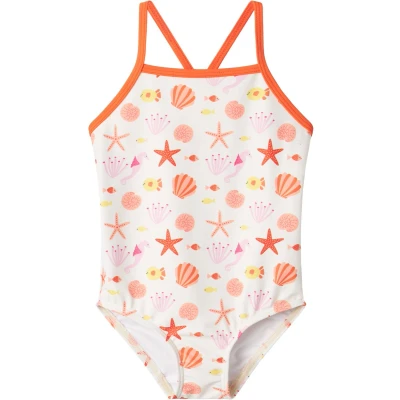 Afbeelding van NAME IT NMFZILLE SWIMSUIT BOX TB Meisjes Zwemkleding Cloud Dancer