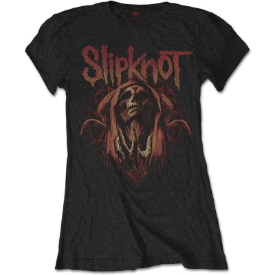 Afbeelding van Slipknot Evil Witch Dames T shirt met rug print S Zwart