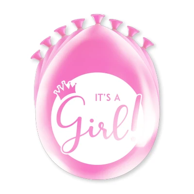 Image de Ballons It&#039;s a Girl rose 30cm 8 pièces