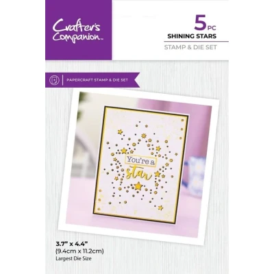 Afbeelding van CC Clearstamp/Snijmal Confetti Cut in Shining Star