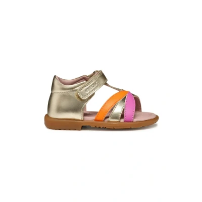Afbeelding van Geox B Verred Babyschoenen voor kinderen, Maat: 27, Platinum Leer/ synthetisch