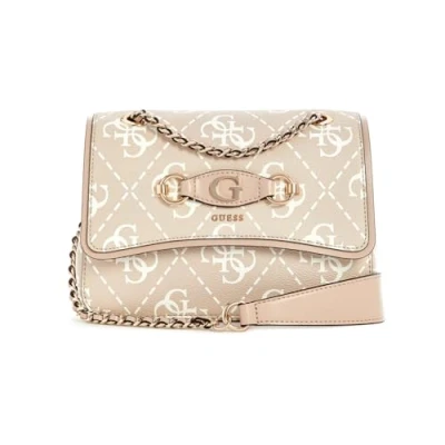 Afbeelding van Guess IZZY Convertible Handtas, Dames, Maat: One Size, Sand logo