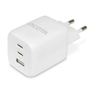 Afbeelding van Dicota Compact USB oplader 65 W Thuis Uitgangsstroom (max.) 5 A Aantal uitgangen: 3 x C, GaN