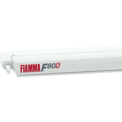 Afbeelding van Fiamma F80s 290 Cassetteluifel Polar White Royal Grey Grijs Cassetteluifels