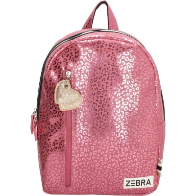 Afbeelding van Zebra meisjes rugzak metallic Leopard roze