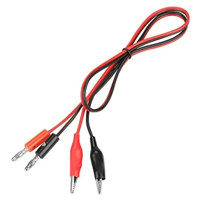 Afbeelding van Banaan krokodillentang, testkabel, uitgangskabel, krokodillenklemkabel 30 V 5 A voor DC instelbare voeding, meetkabels met krokodillenklemmen, banaanstekker