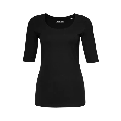 Afbeelding van Opus Sanika Tshirt basic, Dames, Maat: 42, Black