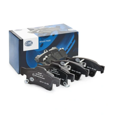 Afbeelding van HELLA 8DB 355 020 351 Remblokkenset Met akoestische slijtagewaarschuwing JEEP: GRAND CHEROKEE 4