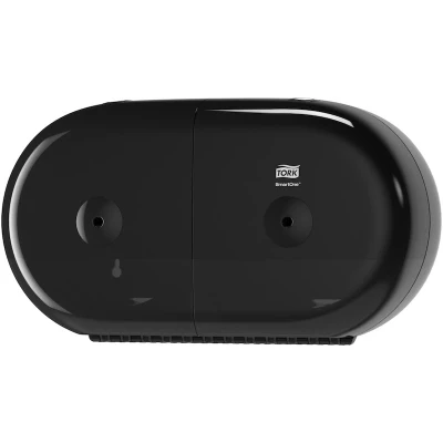 Afbeelding van Tork smartone mini twin toilet roll dispenser, zwart (682008)