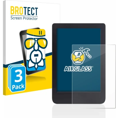 Afbeelding van BROTECT Screenprotector voor Tolino Shine 3 Folie Beschermfolie Beschermglas transparant (3 Stuks)