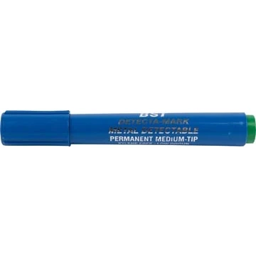 Afbeelding van BST detecteerbare permanente marker voedingsindustrie groen doos van 10 stuks permanent