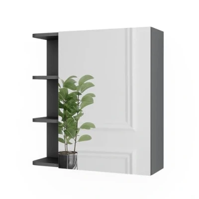 Afbeelding van Vicco FynnBadkamer spiegelkast 62 x 64 cm Antraciet