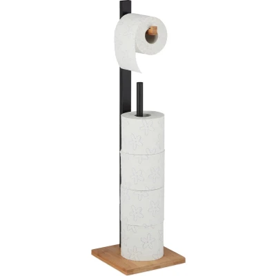 Afbeelding van Relaxdays toiletrolhouder reserverolhouder wc rolhouder closetrolhouder 5 rollen