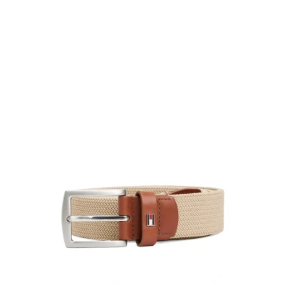Afbeelding van Tommy Hilfiger Denton Riem, Heren, Maat: 85, Beige