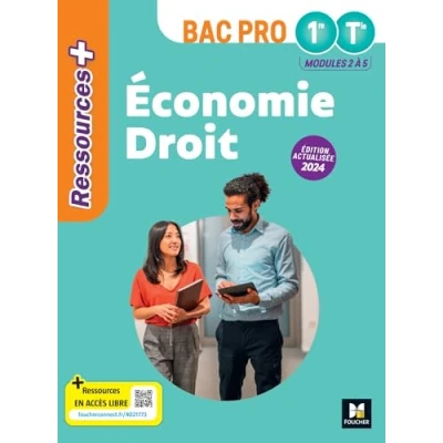 Afbeelding van RESSOURCES PLUS ECONOMIE DROIT 1E TLE BAC PRO LIVRE ELEVE