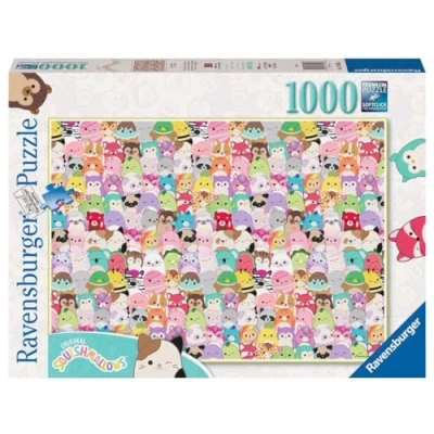 Afbeelding van Ravensburger Puzzel: Squishmallows Challenge, puzzel 1000 stukjes, puzzels voor volwassenen, puzzellijm volwassenen en kinderen, 70 x 50
