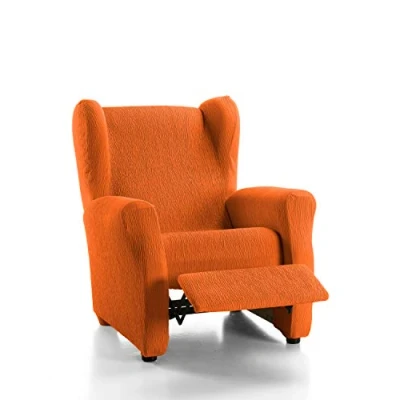 Afbeelding van Martina Home Model Emilia relaxstoel hoes, oranje