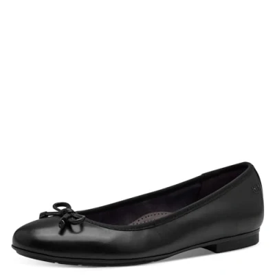 Afbeelding van TAMARIS 8 82102 42 ballerina&#039;s voor dames, zwart.
