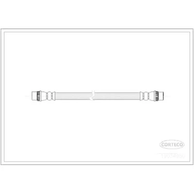 Afbeelding van CORTECO 19034950 Remslang Achteras 215 M10X1 PEUGEOT: 2008 Estate