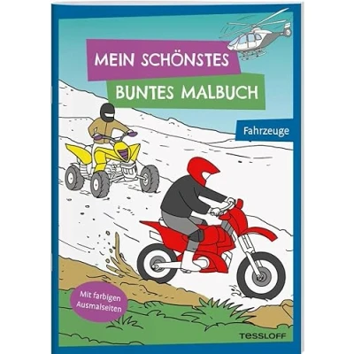 Afbeelding van Mein schönstes buntes Malbuch. Fahrzeuge