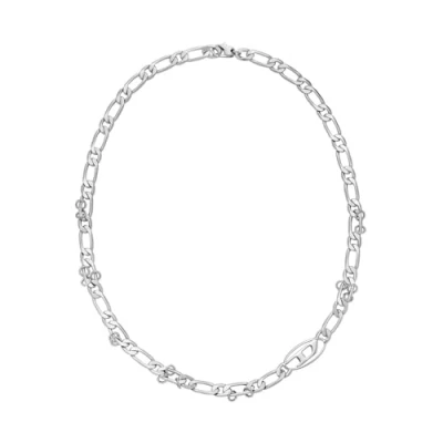 Afbeelding van Diesel DX1600040 Heren Collier 55.5 cm Zilverkleurig